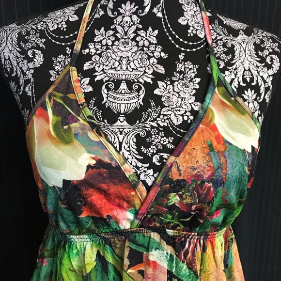 NWOT Colcci Brazilian Designer Tropical Floral Sundress Size Small - Picture 15 of 17